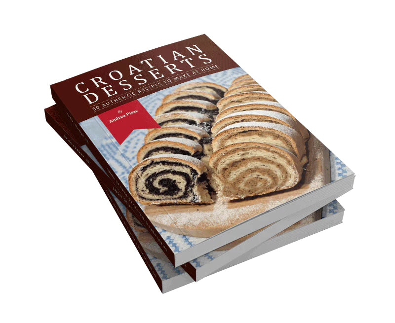 Croatian Desserts cookbook By Andrea Pisac. Adriatic Gourmet