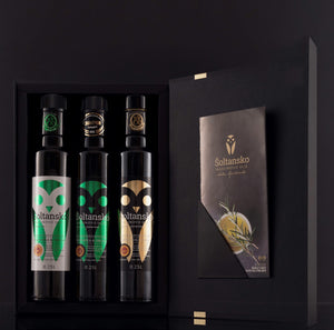 Set of Three Šolta Super EVOO  Gift Box